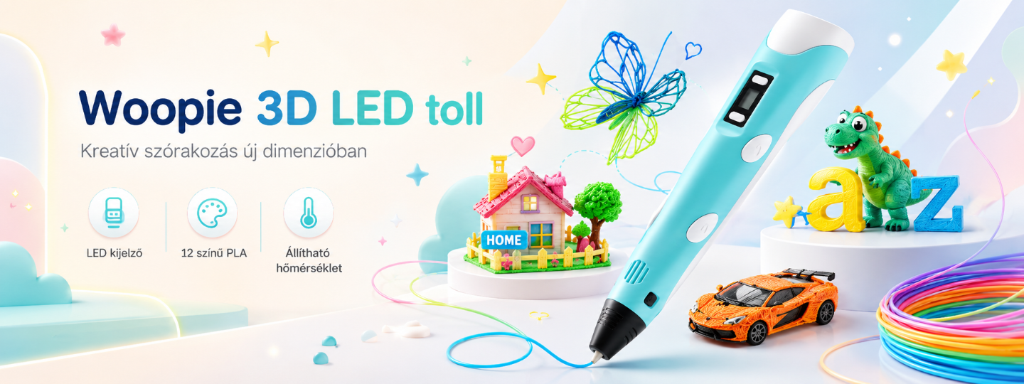 Woopie 3D LED toll gyerekeknek