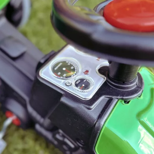 Woopie XXL pedálos traktor utánfutóval - csendes kerekekkel