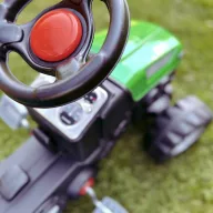   Woopie XXL pedálos traktor utánfutóval - csendes kerekekkel