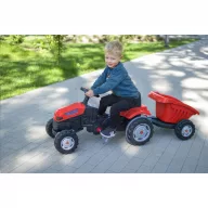 Woopie XL pedálos tarktor pótkocsival