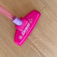   Woopie rózsaszín játék porszívó gyerekeknek valódi szívó funkcióval és hanggal
