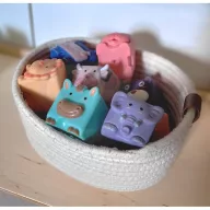   Woopie baby extra puha szenzoros, szilikonos építőkocka készlet
