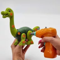   Woopie összeszerelhető Brachiosaurus fúróval és csavarhúzóval – mozgatható elemekkel