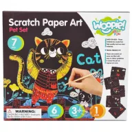   Woopie Art&Fun varázslatos kaparós képkészlet gyerekeknek