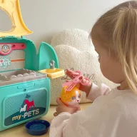 Woopie hordozható játék kutya szépségszalon gyerekeknek