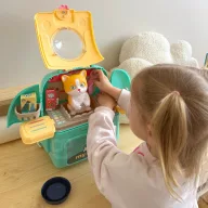 Woopie hordozható játék kutya szépségszalon gyerekeknek