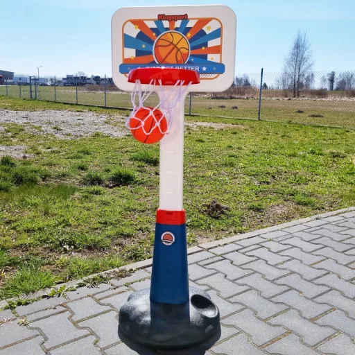 Woopie állítható magasságú kosárlabdakészlet - labdával és pumpával