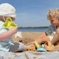 Woopie homokozókészlet vödörben – 10 darabos