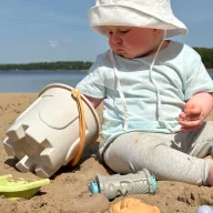 Woopie homokozókészlet vödörben – 10 darabos