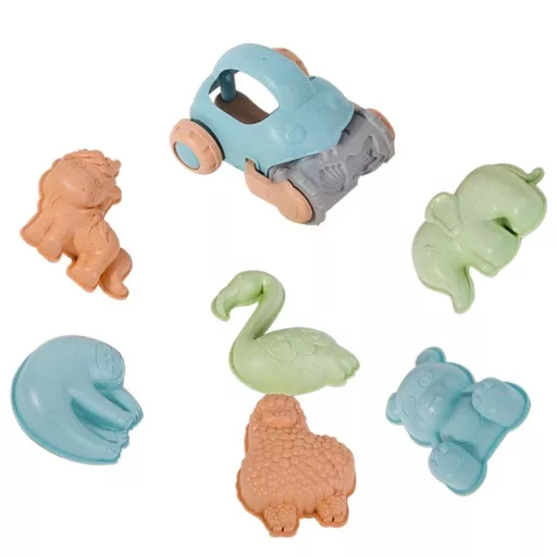 Woopie homokozókészlet vödörben – 10 darabos