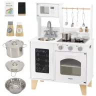 JátékViga PolarB fa, interaktív játékkonyha - fehér