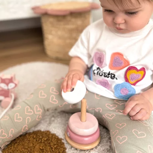 JátékViga PolarB montesszori torony és húzogatós róka játék