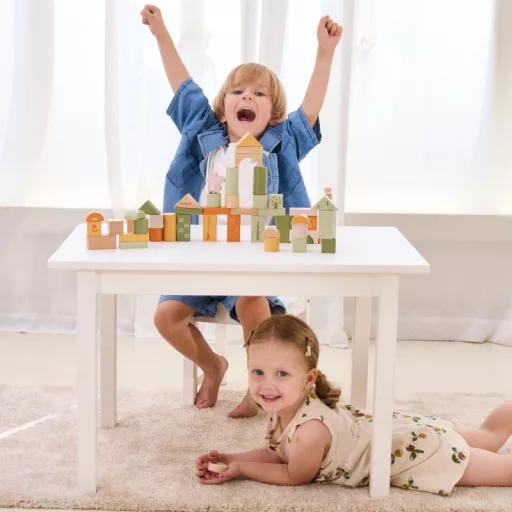 JátékViga PolarB montesszori építőkocka 50 db-os