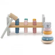   Viga PolarB montessori torony és ütögetős játék készlet