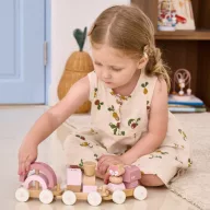 Viga PolarB montessori fa játékvonat 