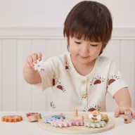 Viga montessori manipulációs tábla - fogaskerekek
