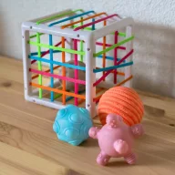 Woopie szenzoros fejlesztő kocka - szilikon
