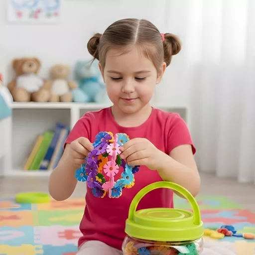 Woopie hópehely építőkészlet – 206 db-os kreatív fejlesztőjáték