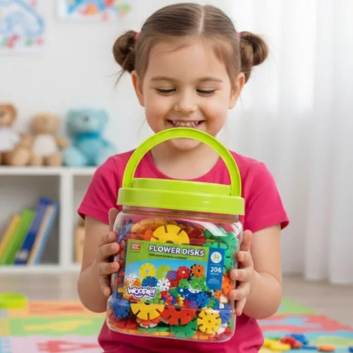 Woopie hópehely építőkészlet – 206 db-os kreatív fejlesztőjáték