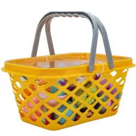   WOOPIE XL bevásárlókosár édességekkel és teáskészlettel – 26 részes szett 