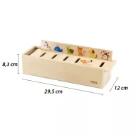 Viga Montessori minta párosító játék