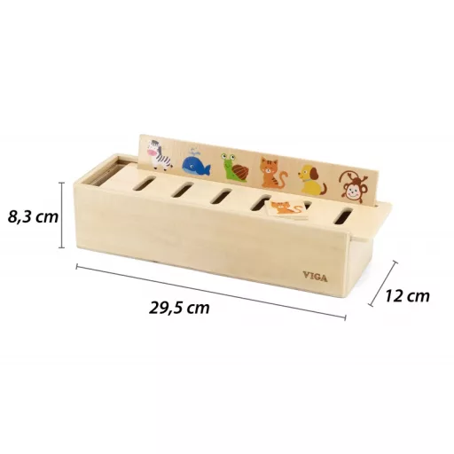 Viga Montessori minta párosító játék