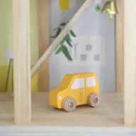  Viga PorarB 3 szintes babaház szett -  bútorokkal és babákkal
