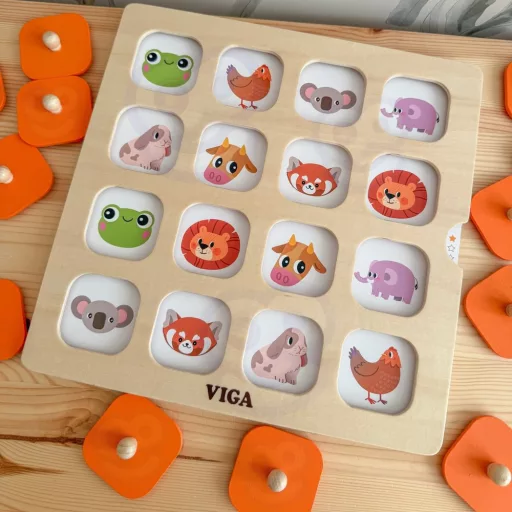 Viga montessori memóriajáték
