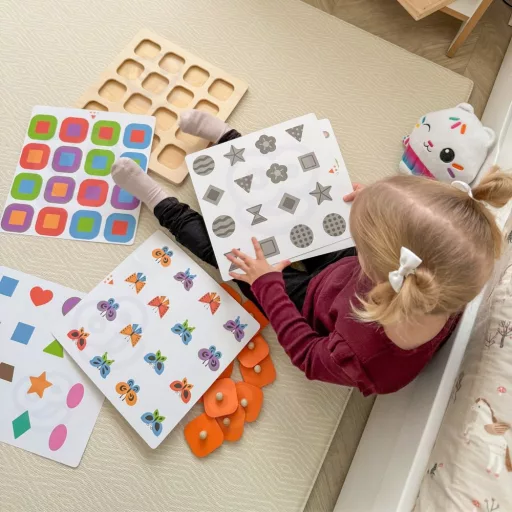Viga montessori memóriajáték