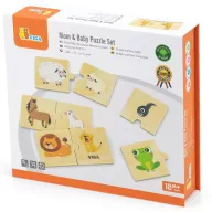 Viga kicsik és nagyok állatos párosító puzzle