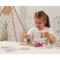  Viga montessori fa robotépítő feladatlapokkal - kreatív fejlesztő játék