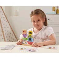   Viga montessori fa robotépítő feladatlapokkal - kreatív fejlesztő játék