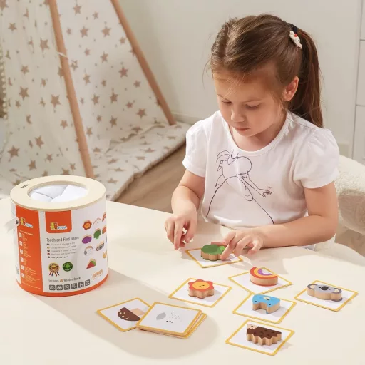 Viga Montessori formaválogató játék