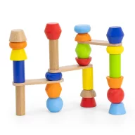 JátékViga geometrikus puzzle játék feladatlapokkal
