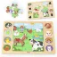 JátékViga 9 db-os puzzle és képkereső - háziállatos