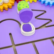 Viga fa montessori fali játék – manipulációs tábla