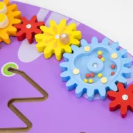Viga fa montessori fali játék – manipulációs tábla