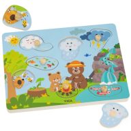   VIGA természet hangjai fa puzzle – interaktív kirakós hanghatásokkal