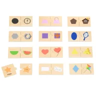   VIGA árnyékpárosító fa puzzle – logikai fejlesztő játék