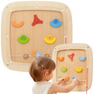   Viga fali mágneses golyóvezető szenzoros manipulációs tábla