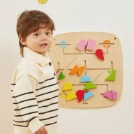 Viga montessori matatófal - útvesztő