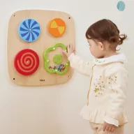 Viga montessori matatófal - örvénylő minták