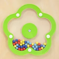 Viga montessori matatófal - örvénylő minták