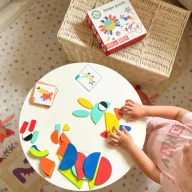   Woopie fa montessori 55 db-os puzzle készlet - 40 különböző minta