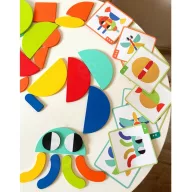   Woopie fa montessori 55 db-os puzzle készlet - 40 különböző minta