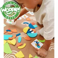   Woopie fa montessori 55 db-os puzzle készlet - 40 különböző minta