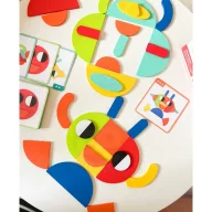  Woopie fa montessori 55 db-os puzzle készlet - 40 különböző minta