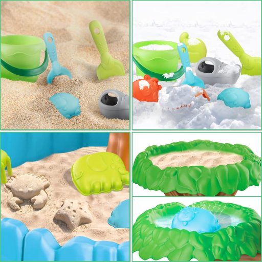 Woopie 2 az 1-ben asztal - homokozó és vízi pálya 8 kiegészítővel