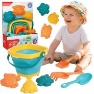 Woopie összecsukható szilikon homokozó szett 