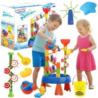   Woopie 2 az 1-ben vízasztal és homokozó interaktív malommal